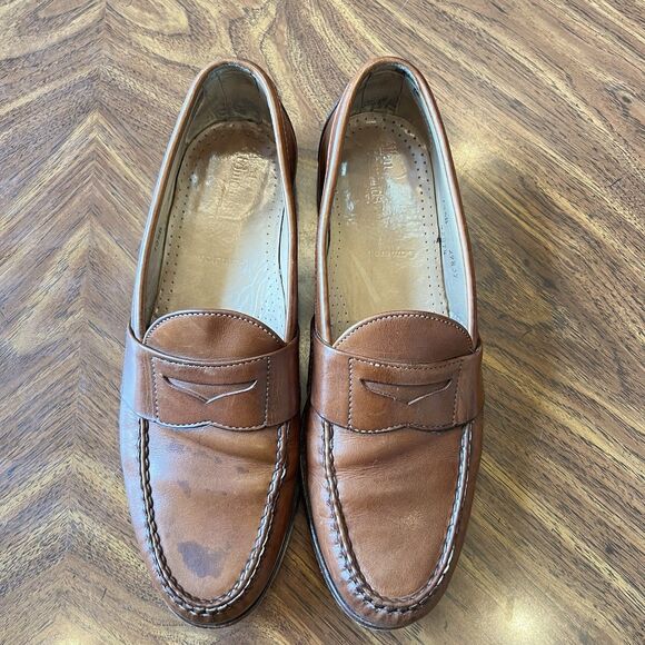 Allen Edmonds Cameron USA Made Mens 10.5 D Leather Penny Loafers Casual Shoes main image 5
